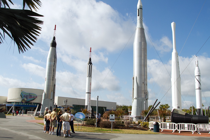 The Kennedy Space Center.